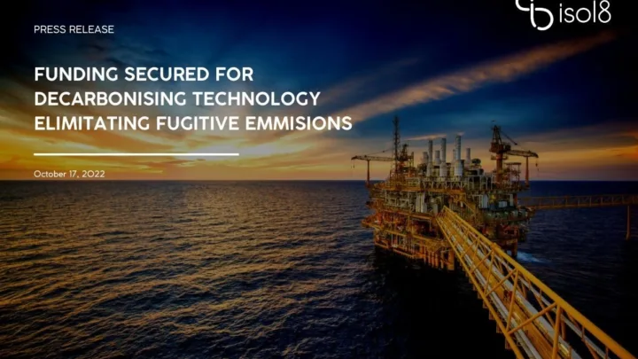 Further technology development funding secured